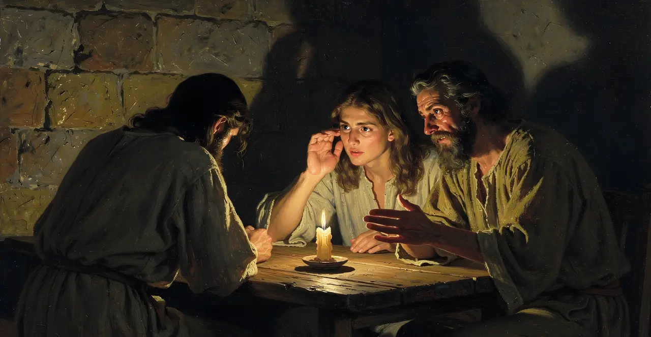 John 13:20-25 — John, oil painting · TruthPrints