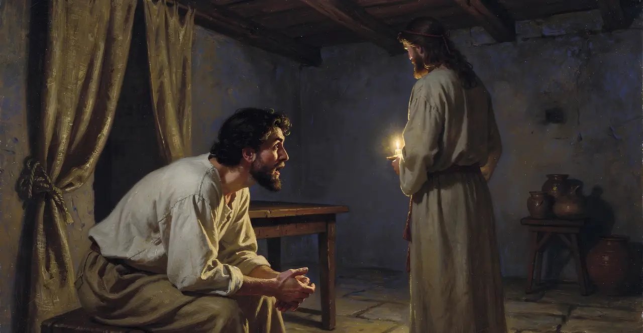 John 14:1-5 — John, oil painting · TruthPrints