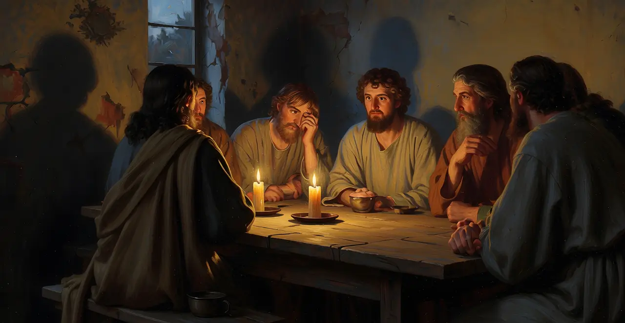 John 14:10-12 — John, oil painting · TruthPrints