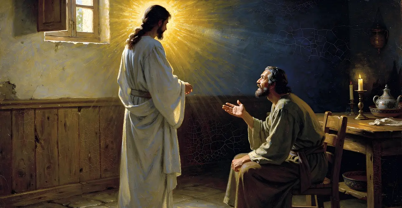 John 14:6-9 — John, oil painting · TruthPrints