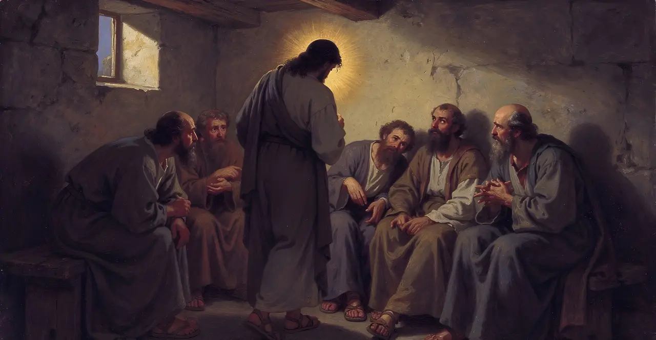 John 16:16-18 — John, oil painting · TruthPrints