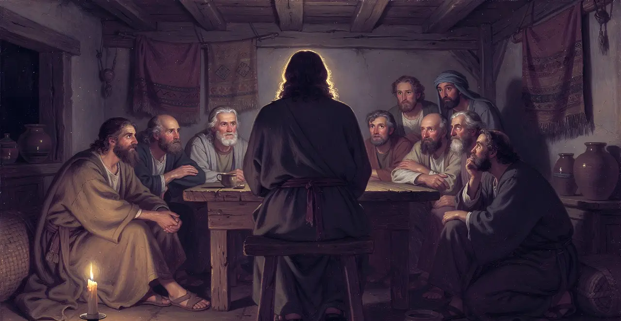 John 16:19-21 — John, oil painting · TruthPrints