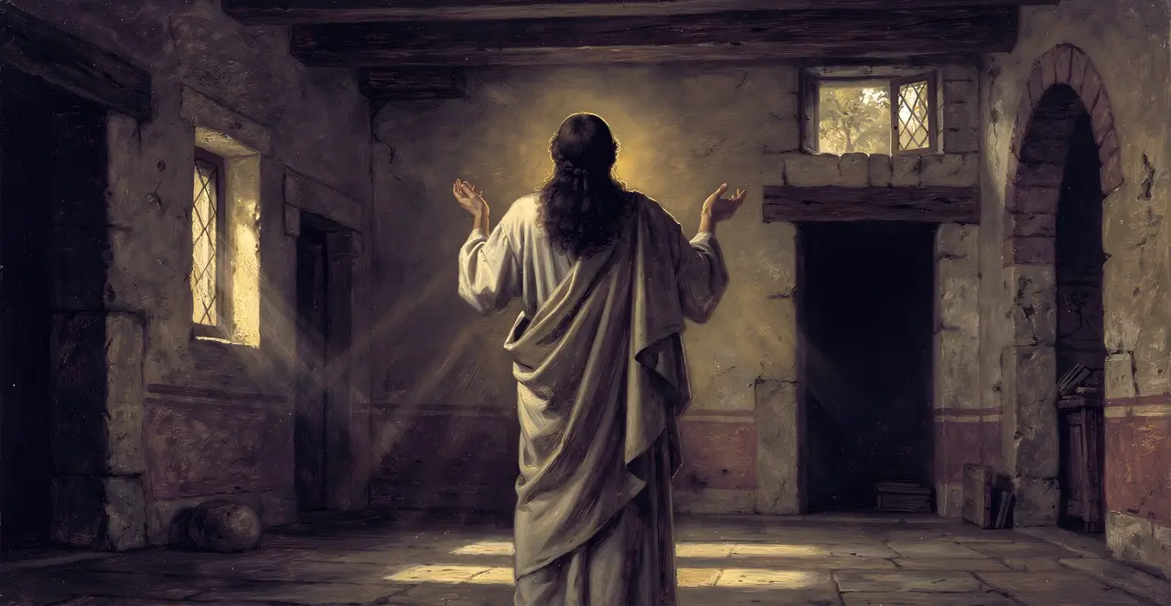 John 17:1-5 — John, oil painting · TruthPrints