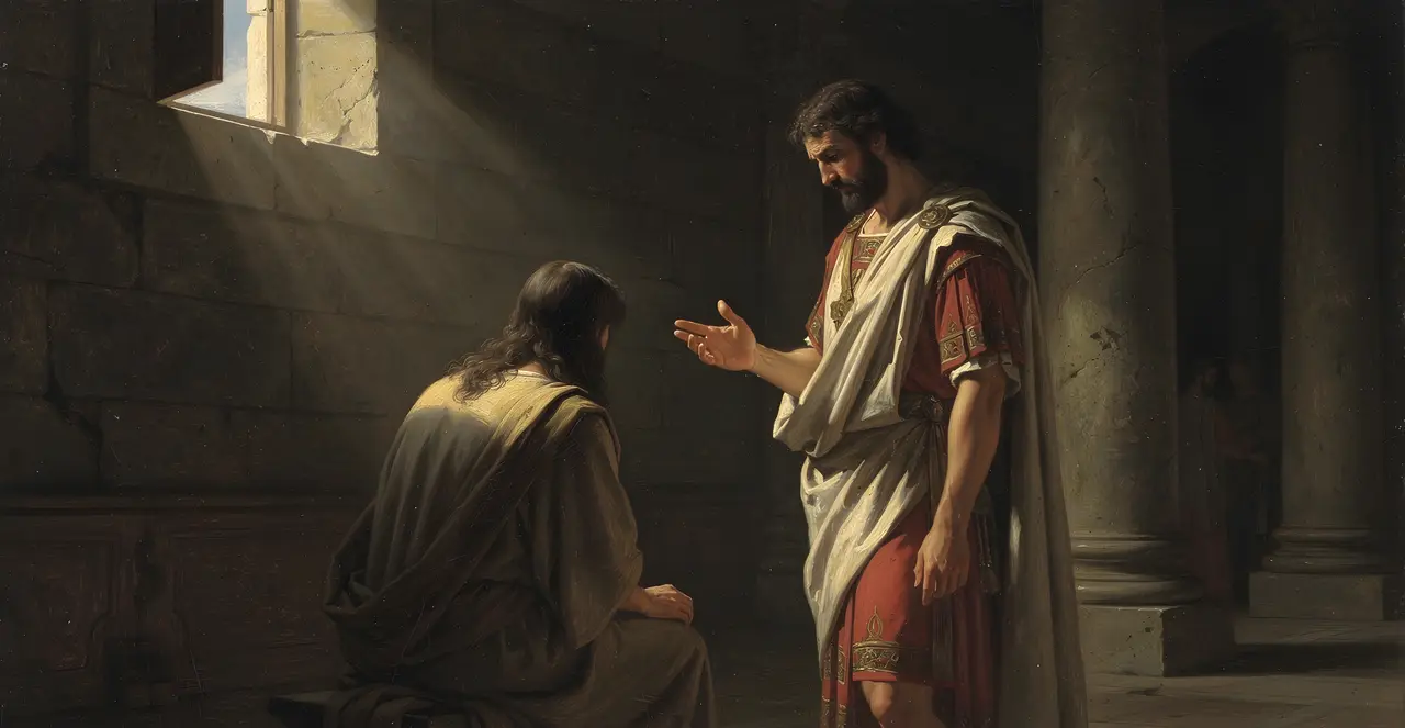 John 18:31-35 — John, oil painting · TruthPrints