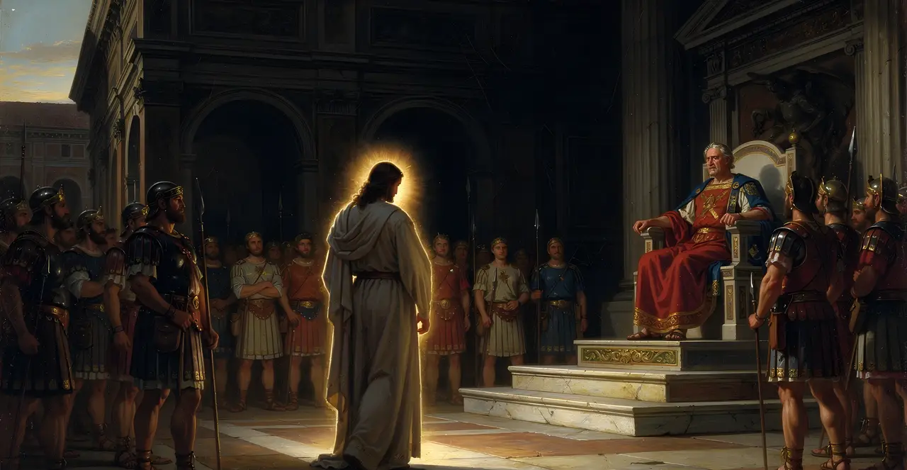 John 19:10-12 — John, oil painting · TruthPrints