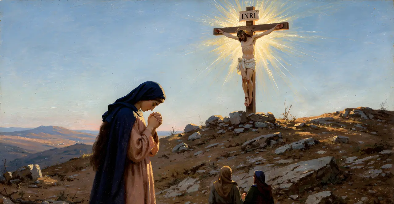 John 19:24-27 — John, oil painting · TruthPrints