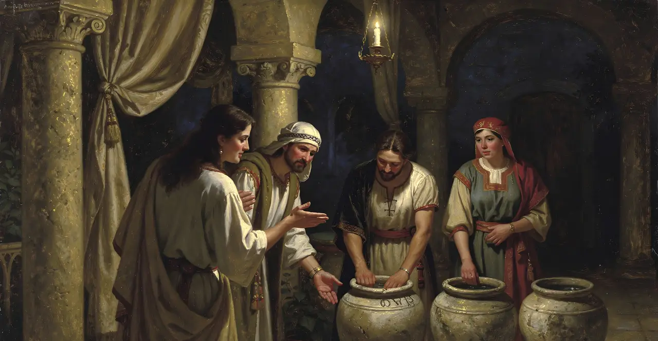 Johannes 2,1-6 — Johannes, Ölgemälde · TruthPrints