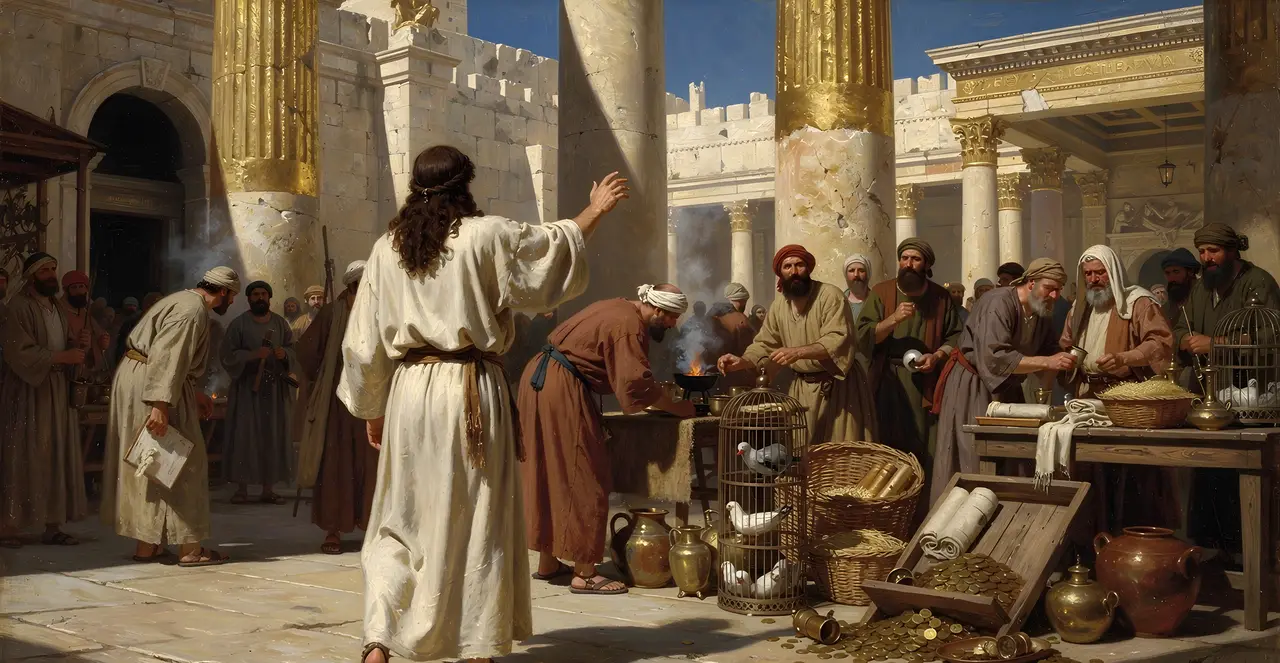 John 2:16-21 — John, oil painting · TruthPrints
