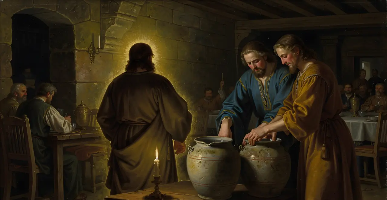 John 2:7-10 — John, oil painting · TruthPrints
