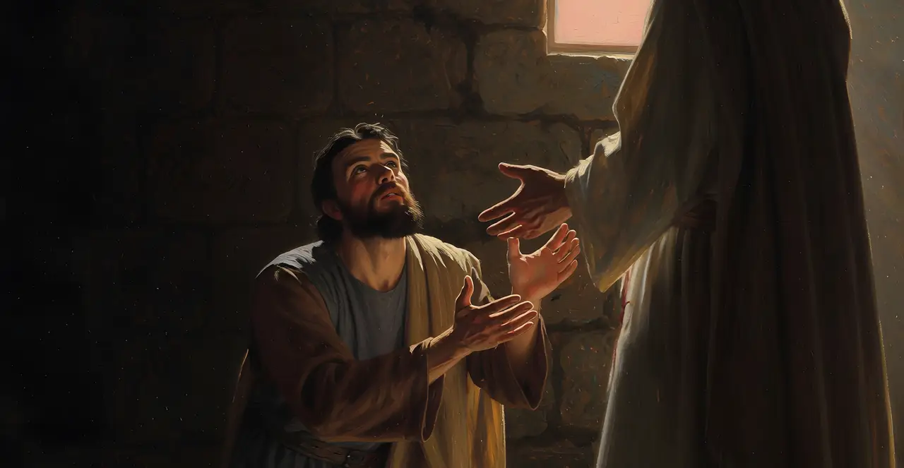 John 20:28-31 — John, oil painting · TruthPrints