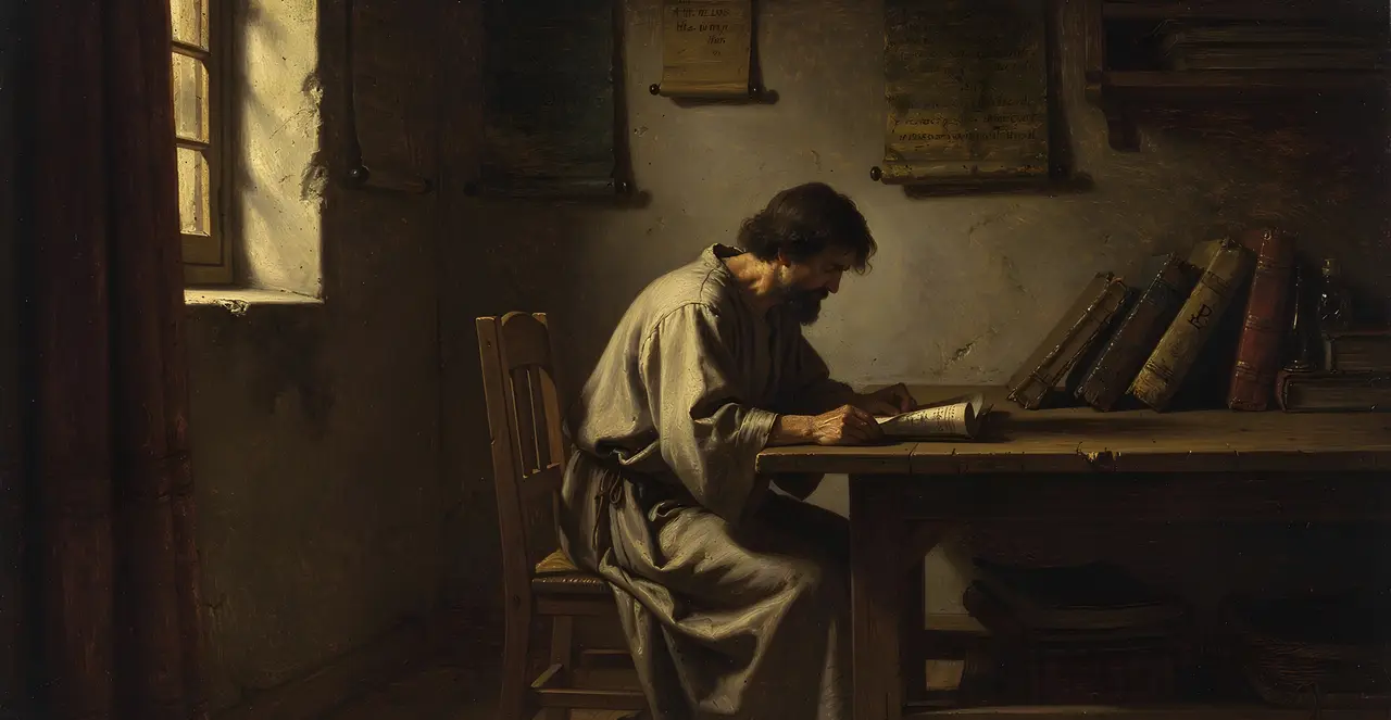 John 21:23-25 — John, oil painting · TruthPrints
