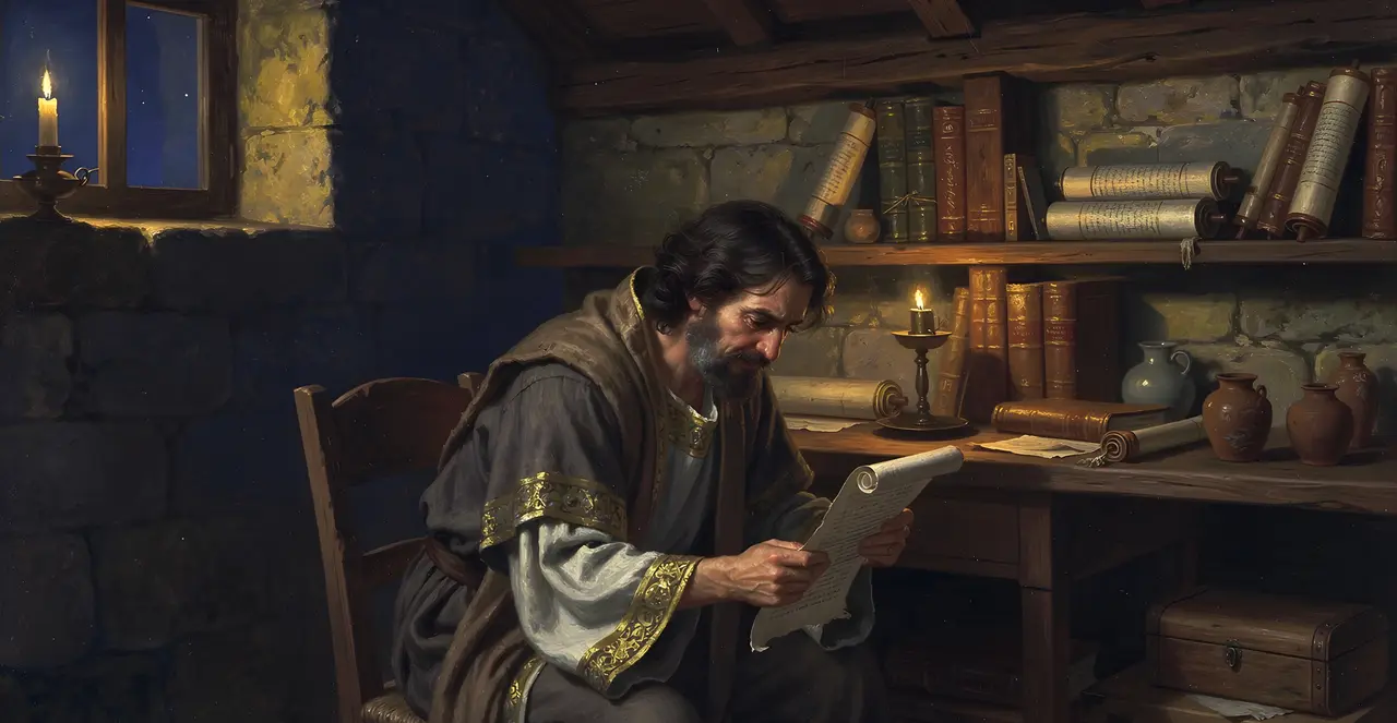 John 3:11-15 — John, oil painting · TruthPrints