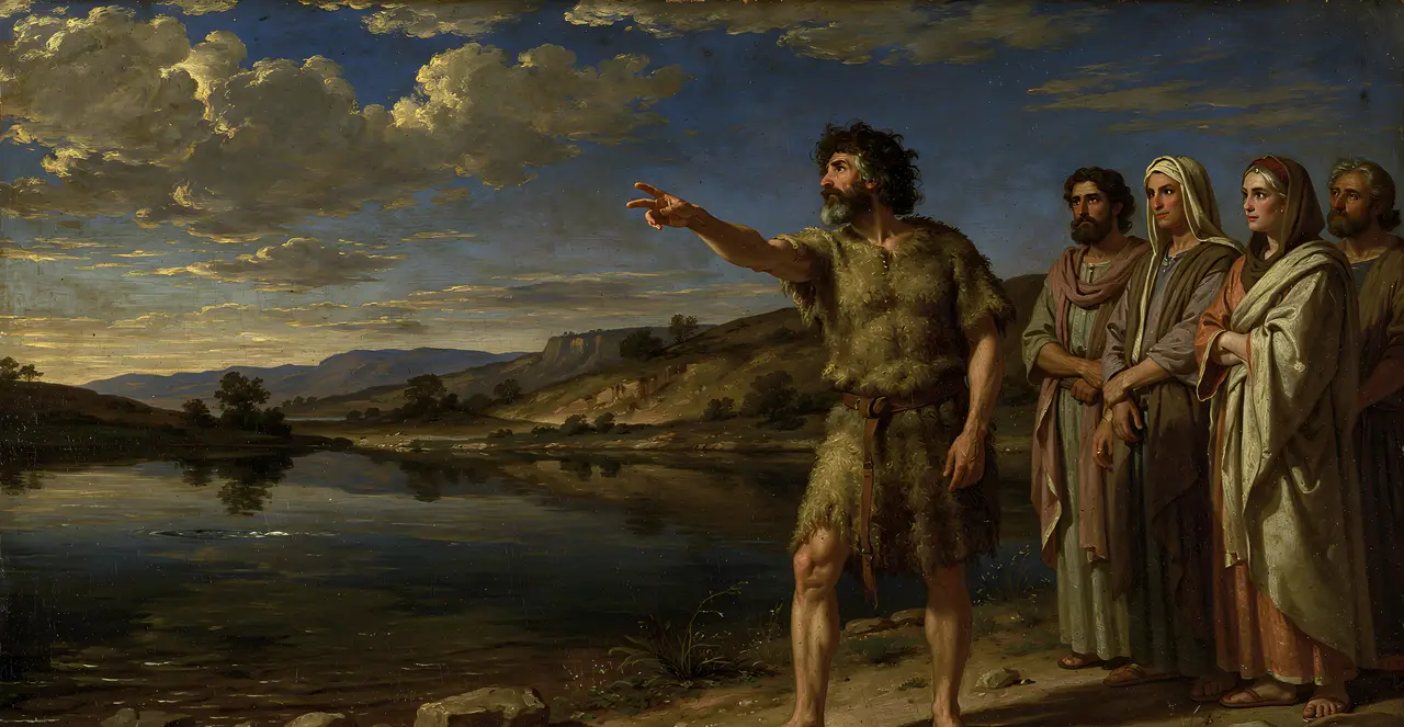 John 3:26-30 — John, oil painting · TruthPrints