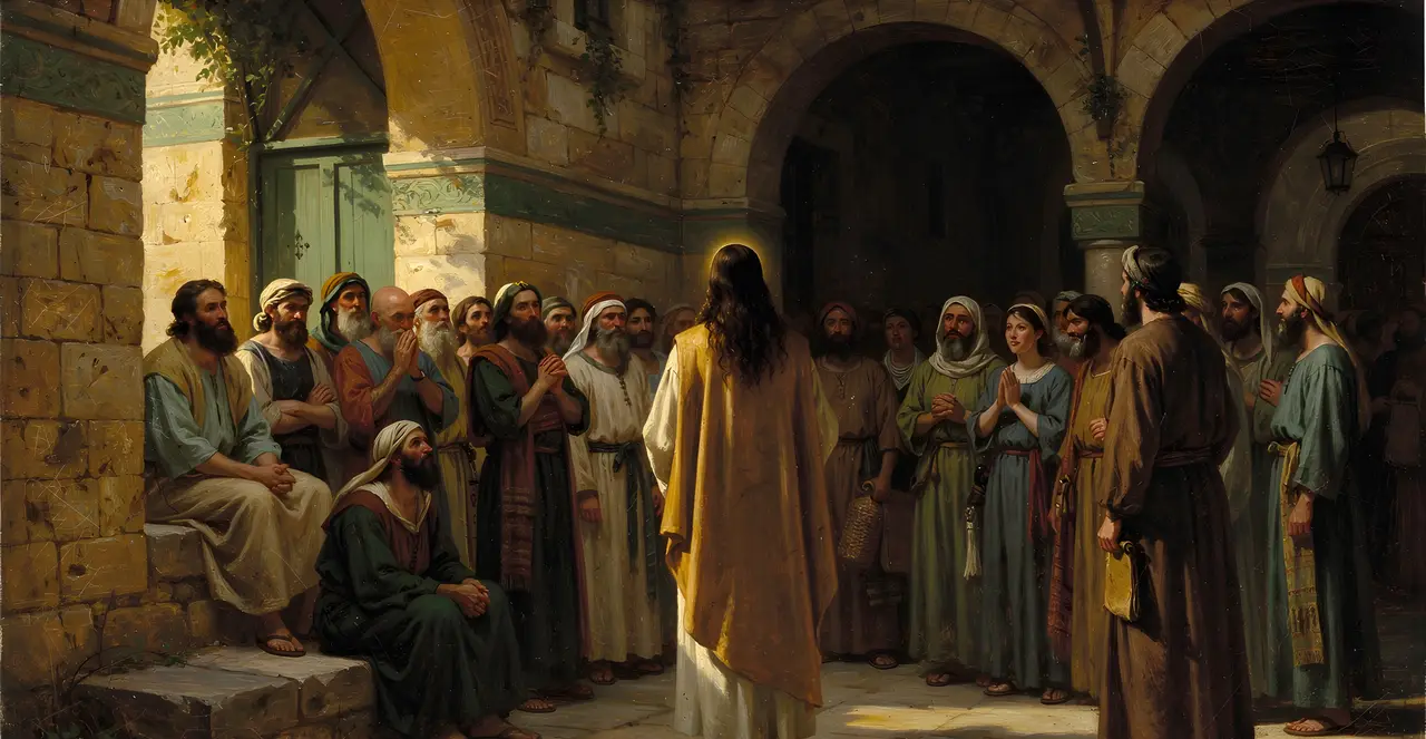 John 4:38-42 — John, oil painting · TruthPrints