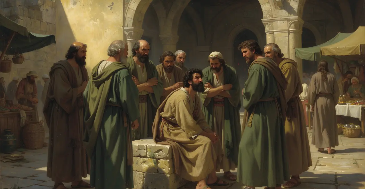John 5:15-18 — John, oil painting · TruthPrints