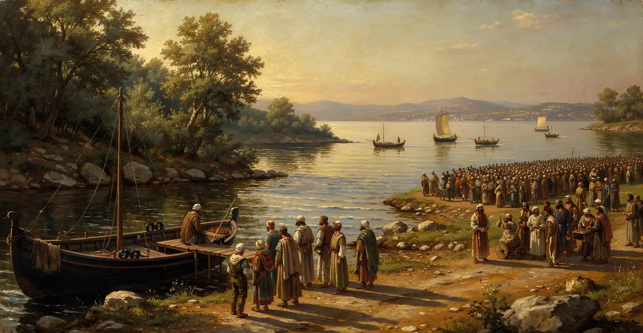 John 6:21-23 — John, oil painting · TruthPrints