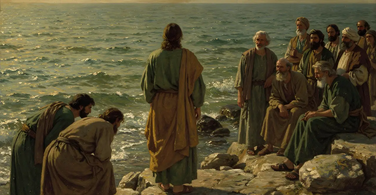 John 6:24-27 — John, oil painting · TruthPrints
