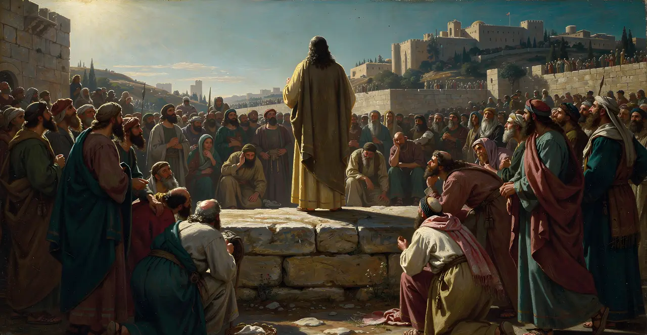 John 6:28-31 — John, oil painting · TruthPrints