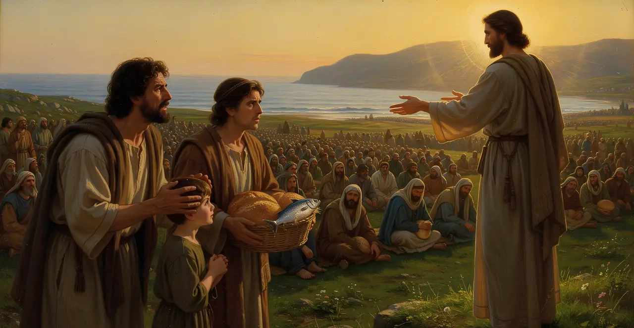 John 6:7-10 — John, oil painting · TruthPrints