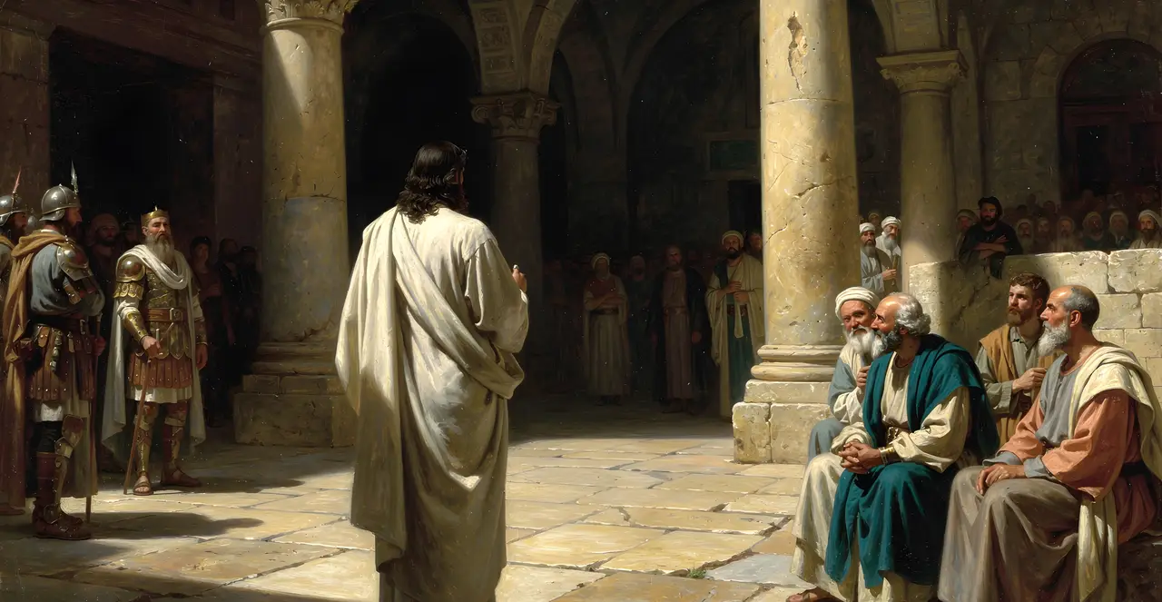 John 7:32-36 — John, oil painting · TruthPrints