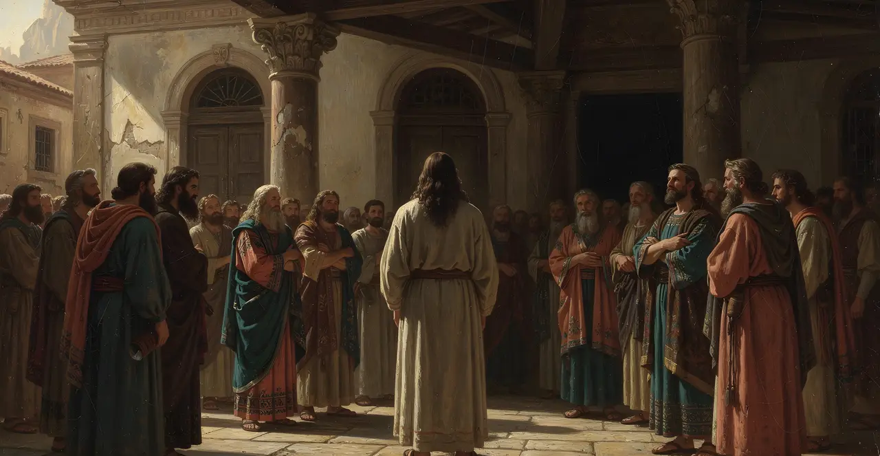 John 7:37-41 — John, oil painting · TruthPrints