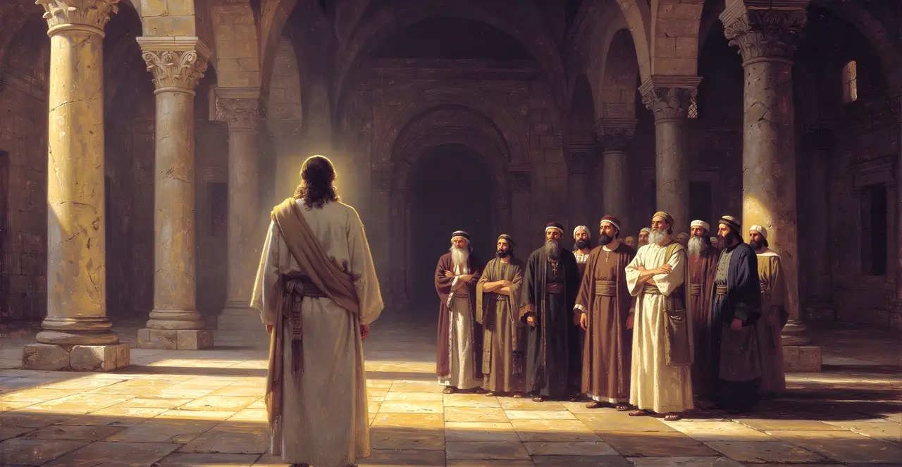 John 8:39-42 — John, oil painting · TruthPrints
