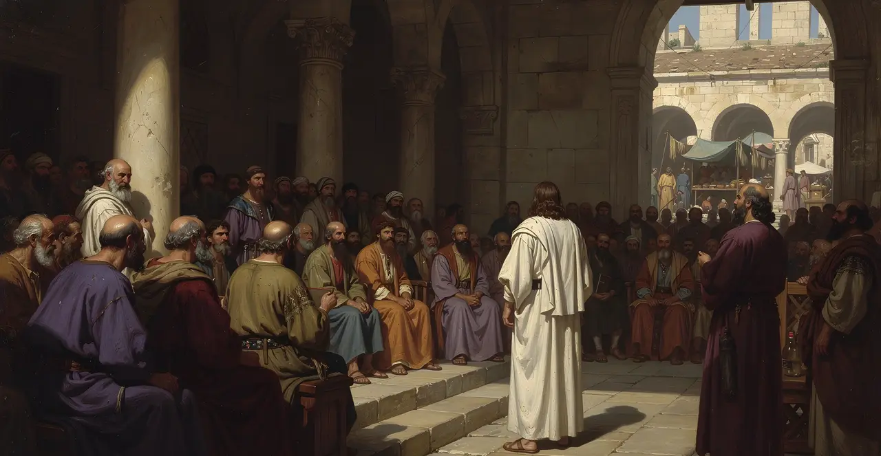 John 8:47-51 — John, oil painting · TruthPrints