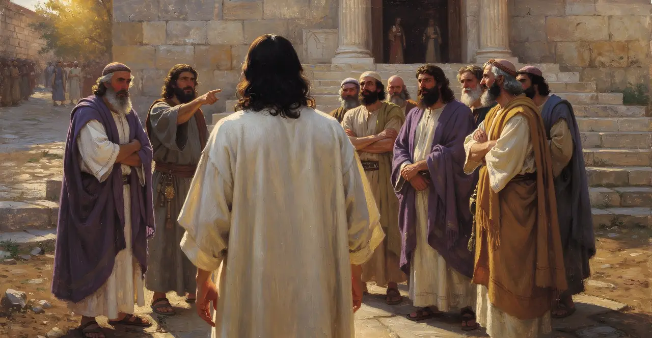 John 8:52-54 — John, oil painting · TruthPrints