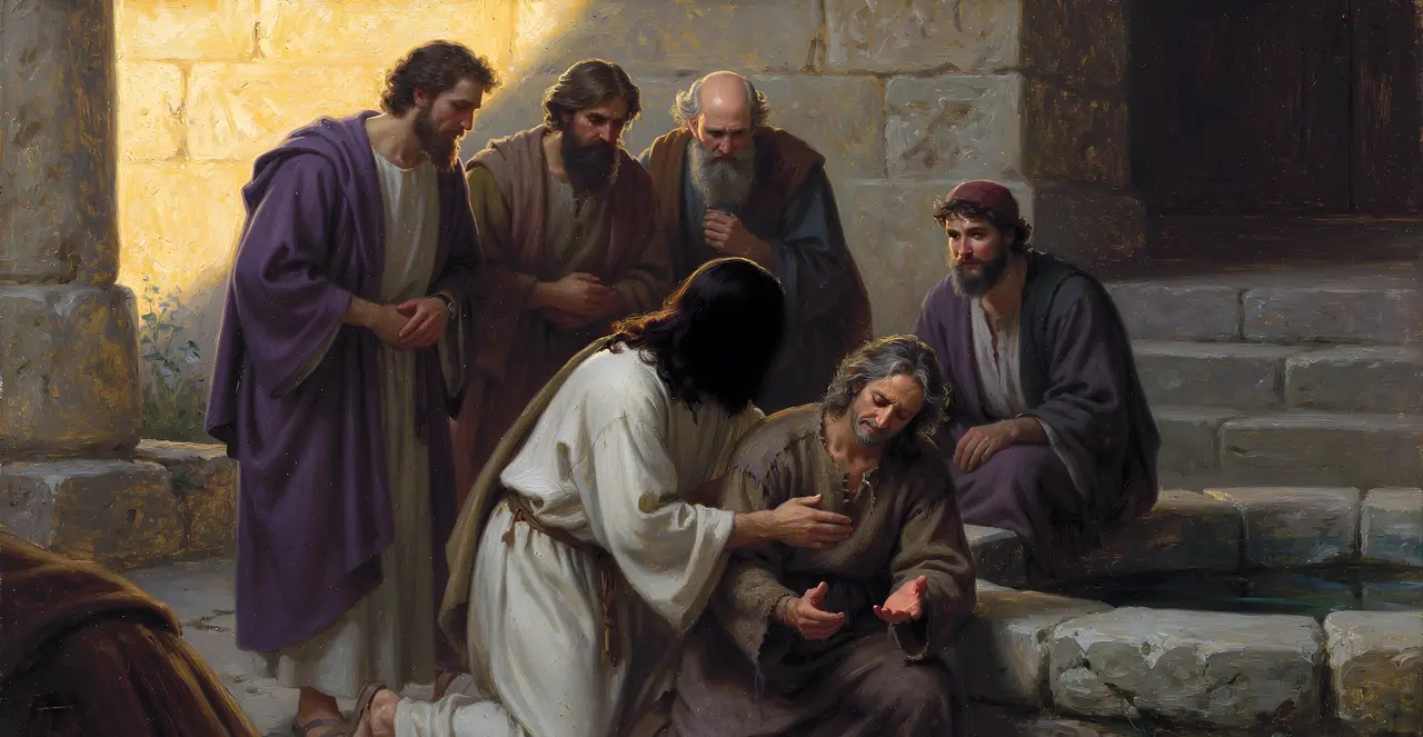 Johannes 9,1-6 — Johannes, Ölgemälde · TruthPrints