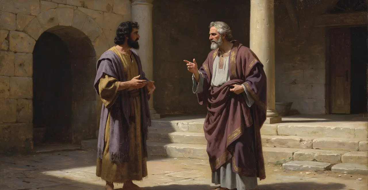 John 9:12-16 — John, oil painting · TruthPrints