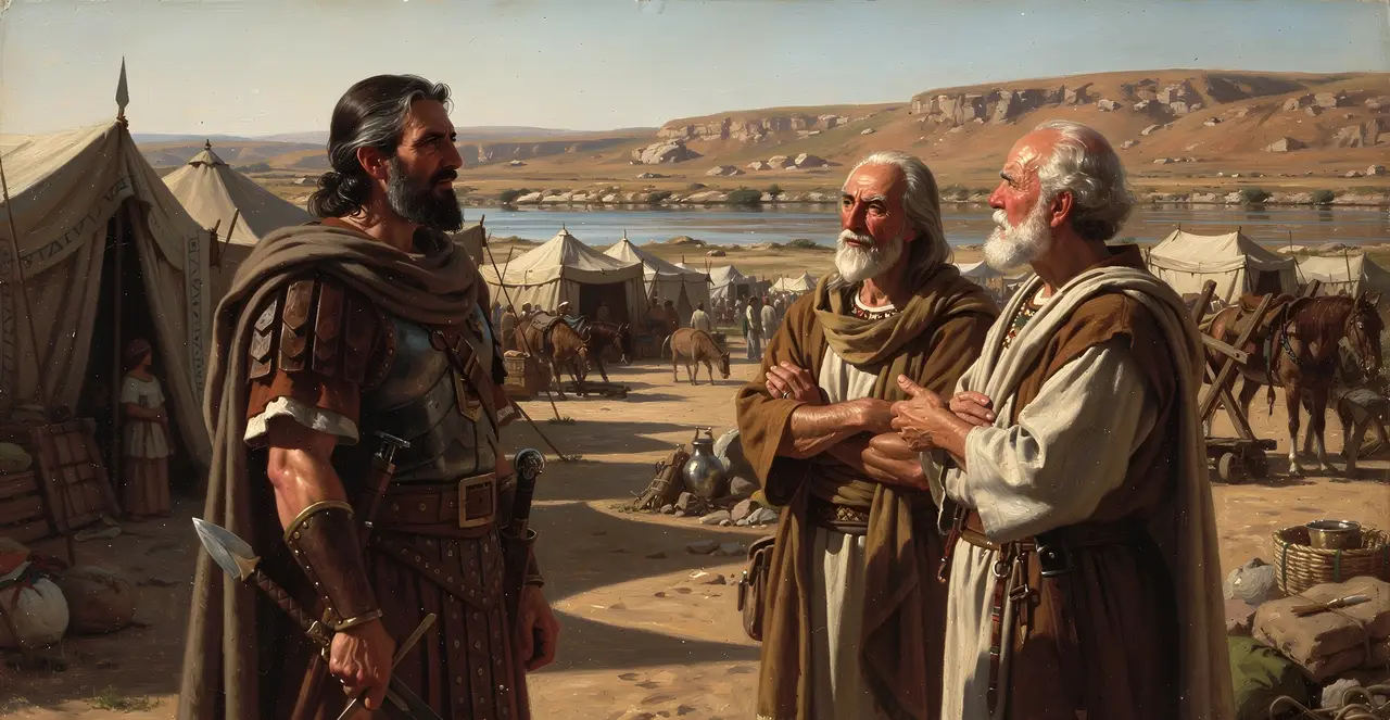 Josua 1,11-13 — Josua, Ölgemälde · TruthPrints