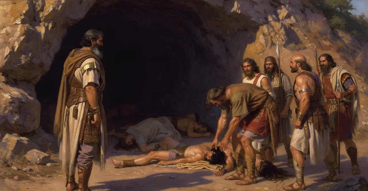 Josua 10,23-24 — Josua, Ölgemälde · TruthPrints