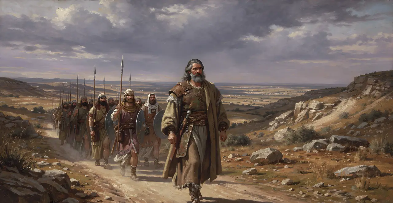 Josua 10,28-29 — Josua, Ölgemälde · TruthPrints