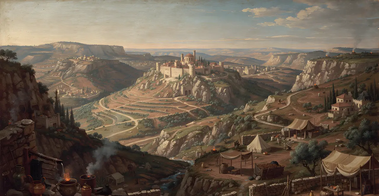 Joshua 12:15-24 — Joshua, oil painting · TruthPrints