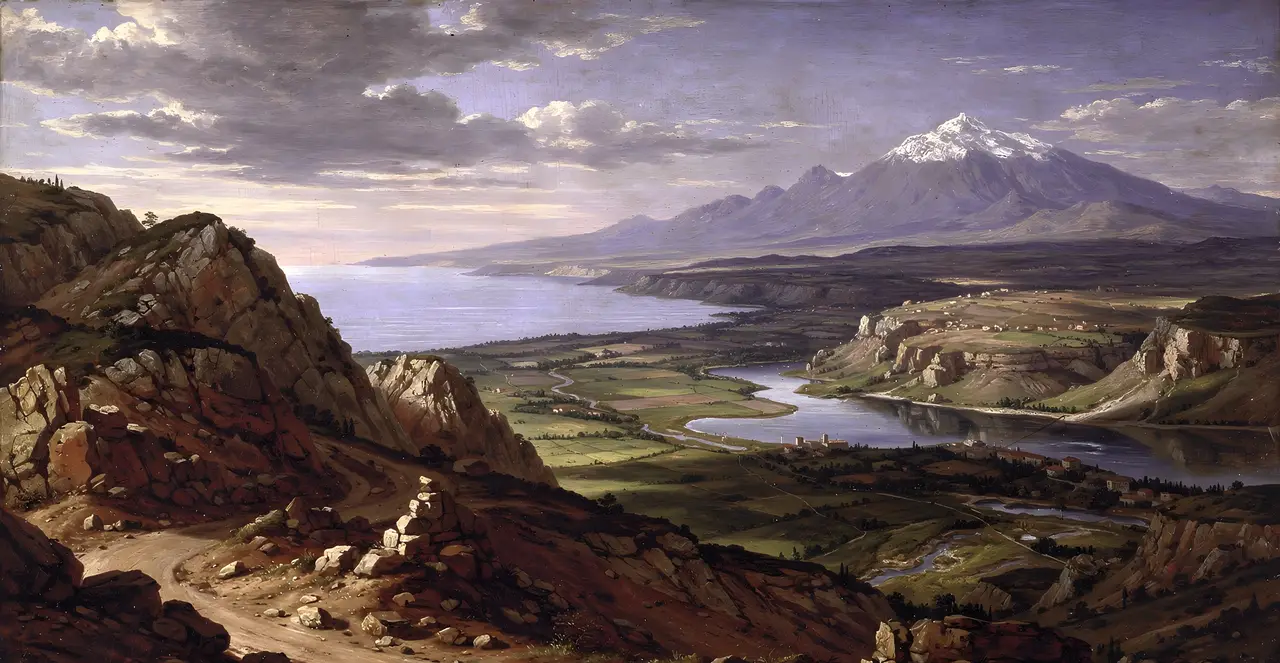 Joshua 12:3-5 — Joshua, oil painting · TruthPrints