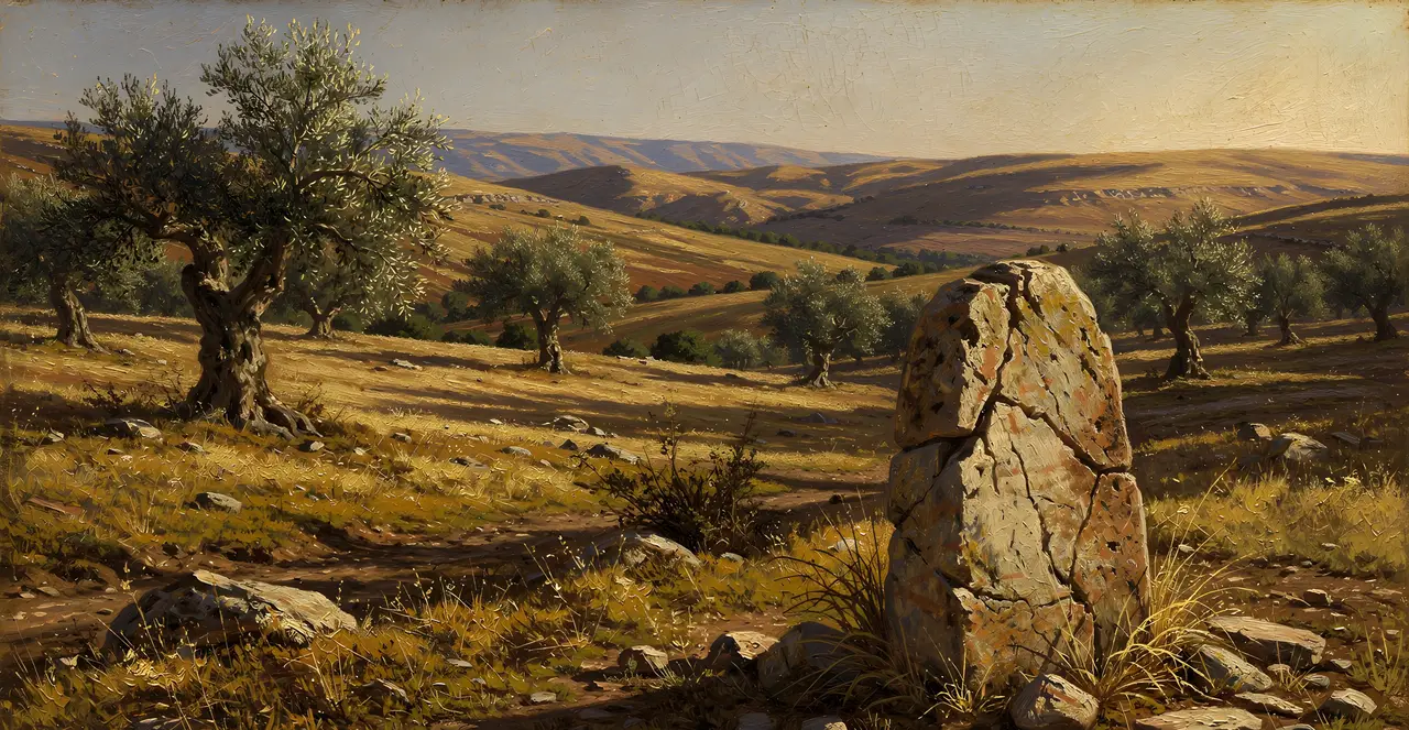 Josua 13,32-33 — Josua, Ölgemälde · TruthPrints