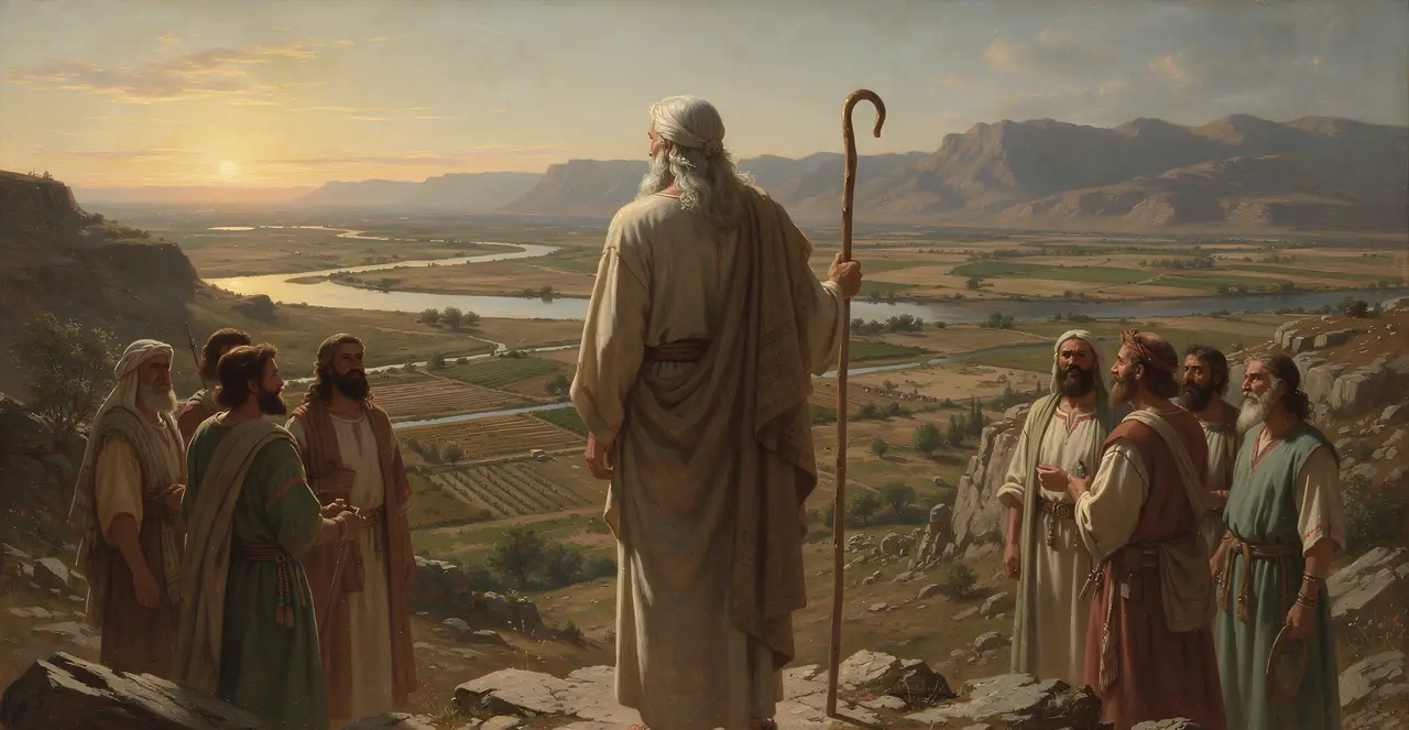 Joshua 13:8-11 — Joshua, oil painting · TruthPrints