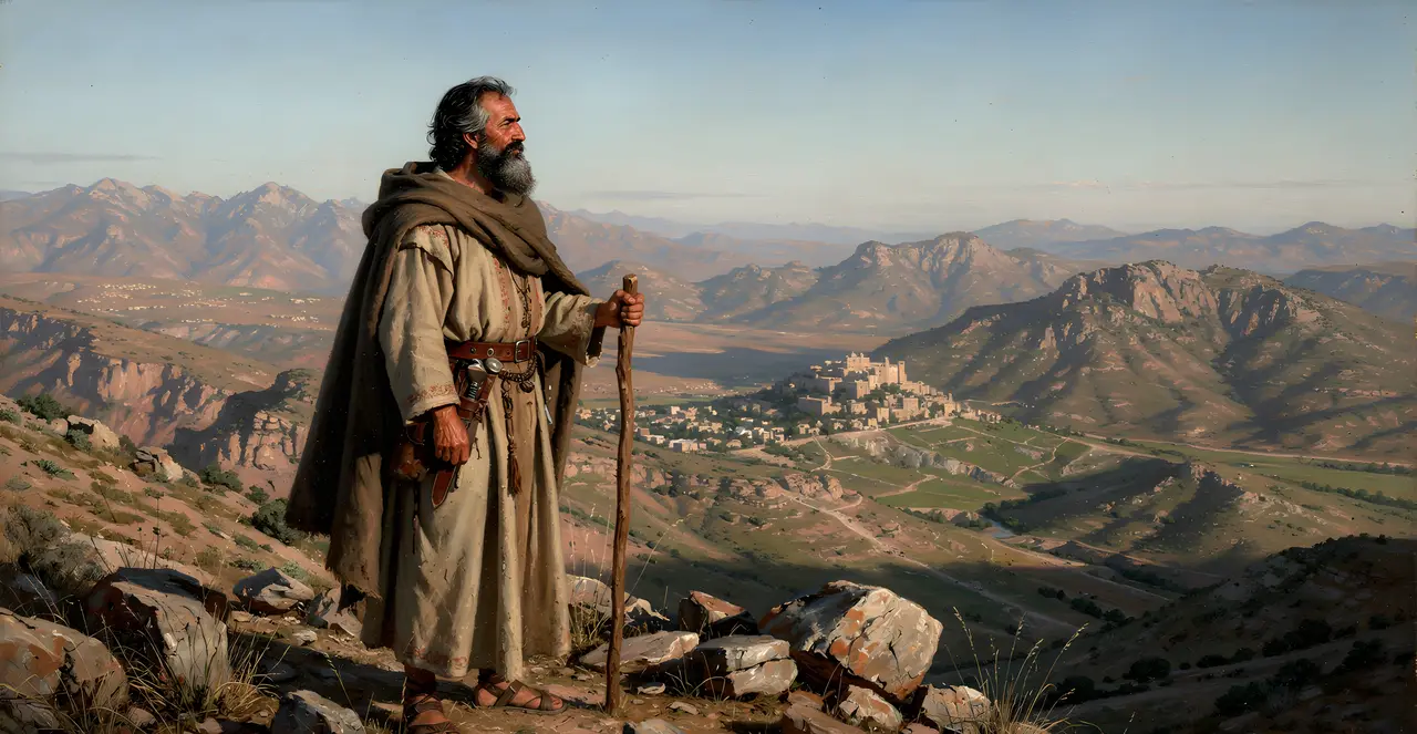 Joshua 14:10-11 — Joshua, oil painting · TruthPrints