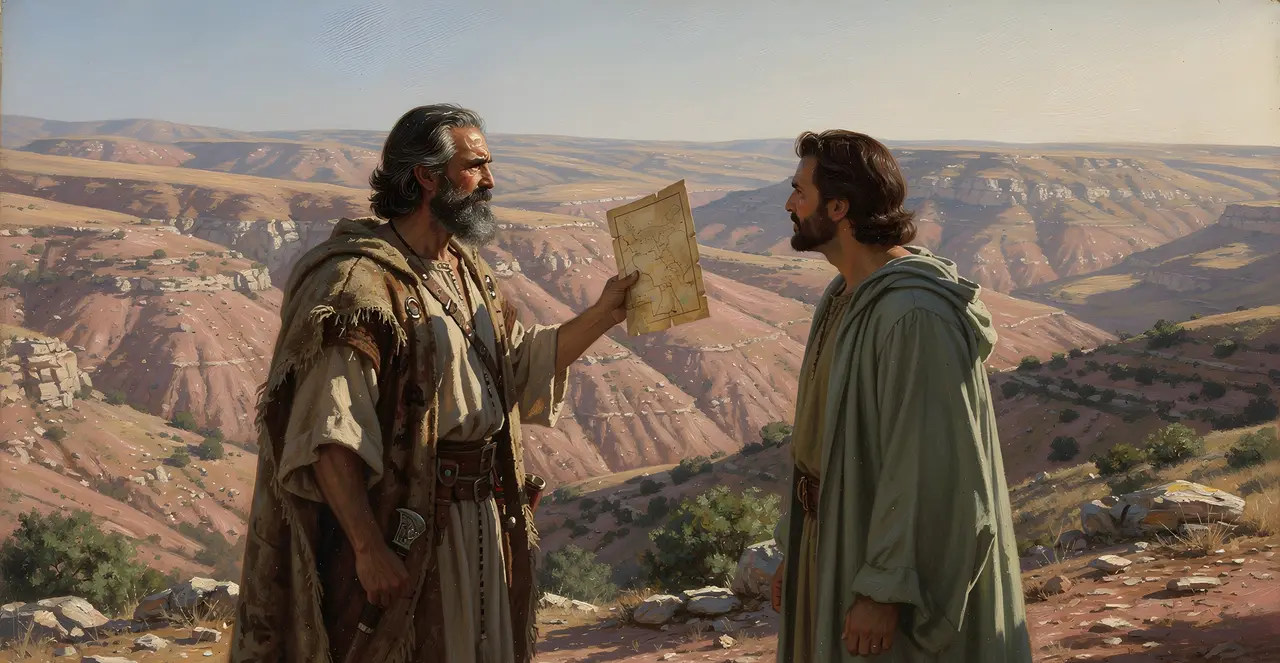 Josua 14,12-14 — Josua, Ölgemälde · TruthPrints