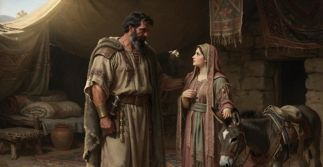 Joshua 15:14-18 — Joshua, oil painting · TruthPrints