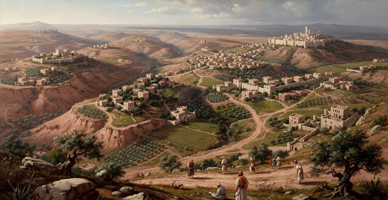 Joshua 15:32-46 — Joshua, oil painting · TruthPrints