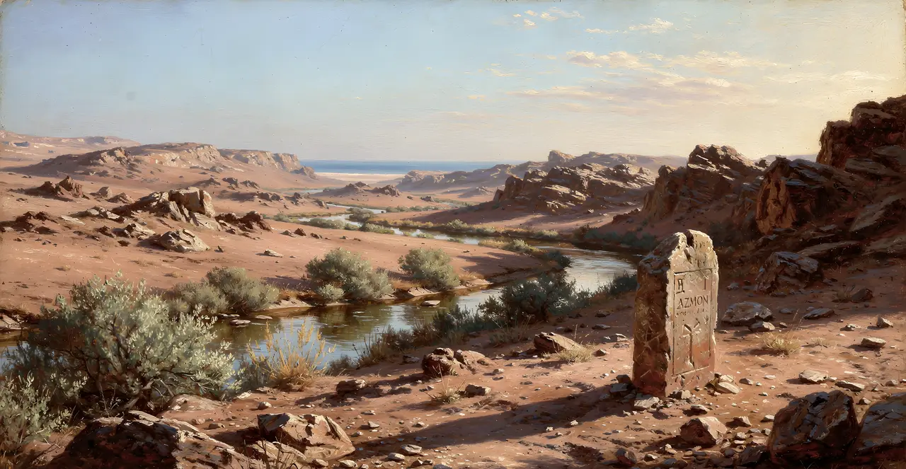 Joshua 15:4-6 — Joshua, oil painting · TruthPrints