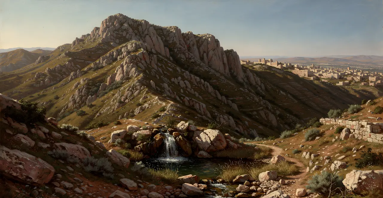 Joshua 15:9-10 — Joshua, oil painting · TruthPrints