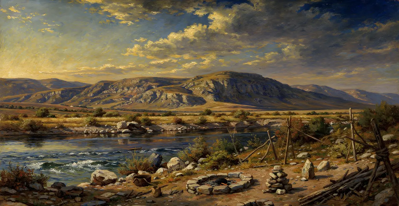 Joshua 16:1-4 — Joshua, oil painting · TruthPrints