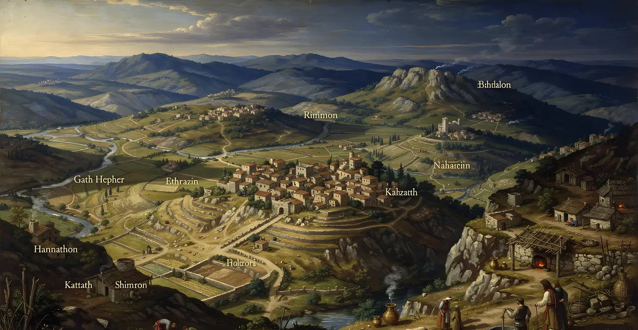 Josua 19,13-21 — Josua, Ölgemälde · TruthPrints