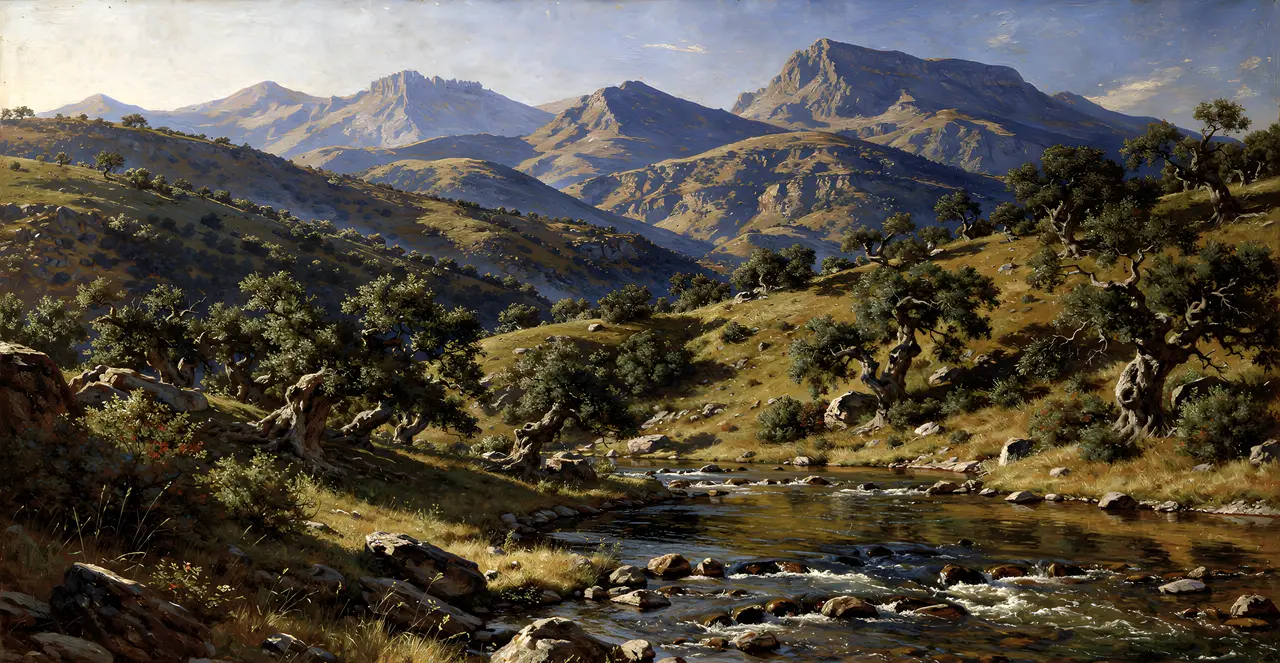 Joshua 19:22-27 — Joshua, oil painting · TruthPrints