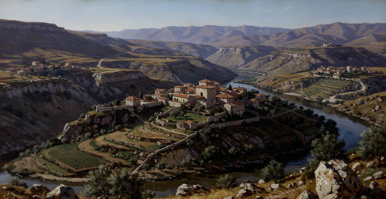 Joshua 19:41-48 — Joshua, oil painting · TruthPrints