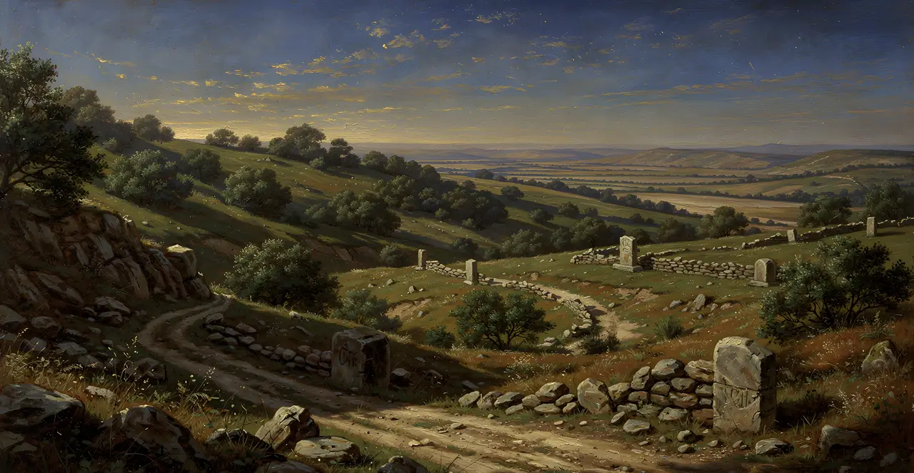 Joshua 19:9-12 — Joshua, oil painting · TruthPrints