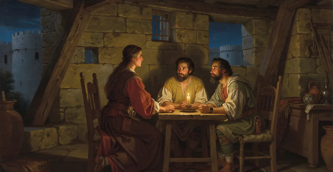 Joshua 2:12-14 — Joshua, oil painting · TruthPrints