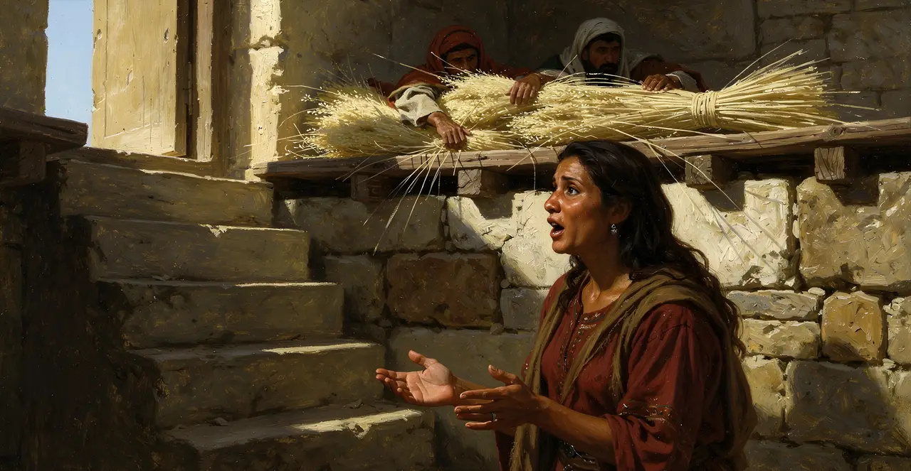 Joshua 2:4-6 — Joshua, oil painting · TruthPrints